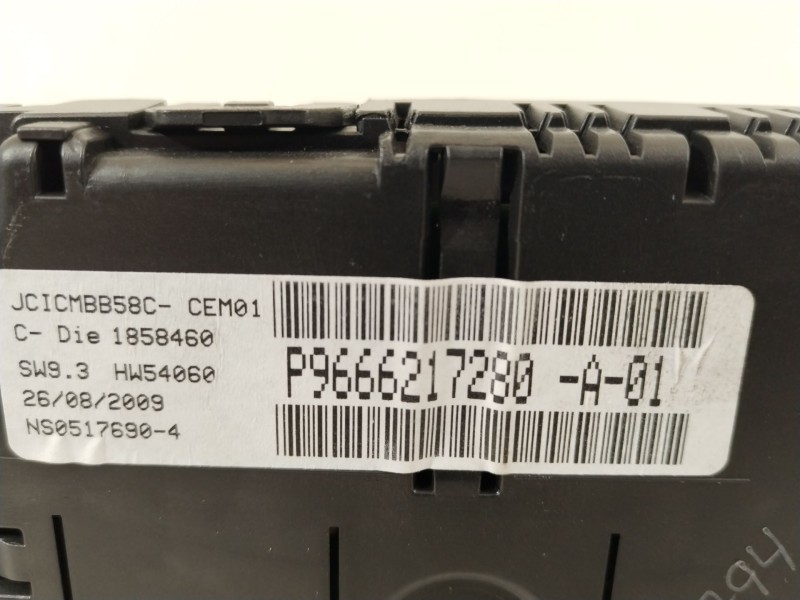 Recambio de cuadro instrumentos para citroën c4 grand picasso i (ua_) 1.6 hdi referencia OEM IAM 9666217280  