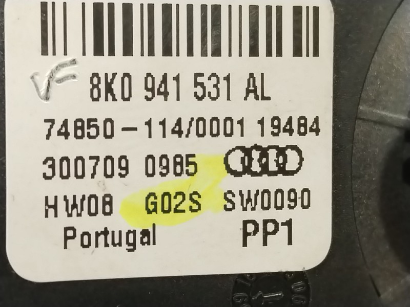 Recambio de mando luces para audi a4 b8 (8k2) 2.0 tdi referencia OEM IAM 8K0941531AL  3007090985