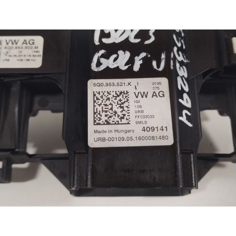 Recambio de mando intermitentes para volkswagen golf vii variant (ba5, bv5) 2.0 tdi referencia OEM IAM 5Q0953521K  5Q0953502M