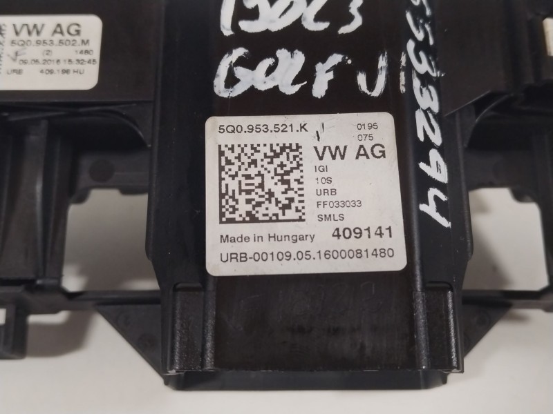 Recambio de mando intermitentes para volkswagen golf vii variant (ba5, bv5) 2.0 tdi referencia OEM IAM 5Q0953521K  5Q0953502M
