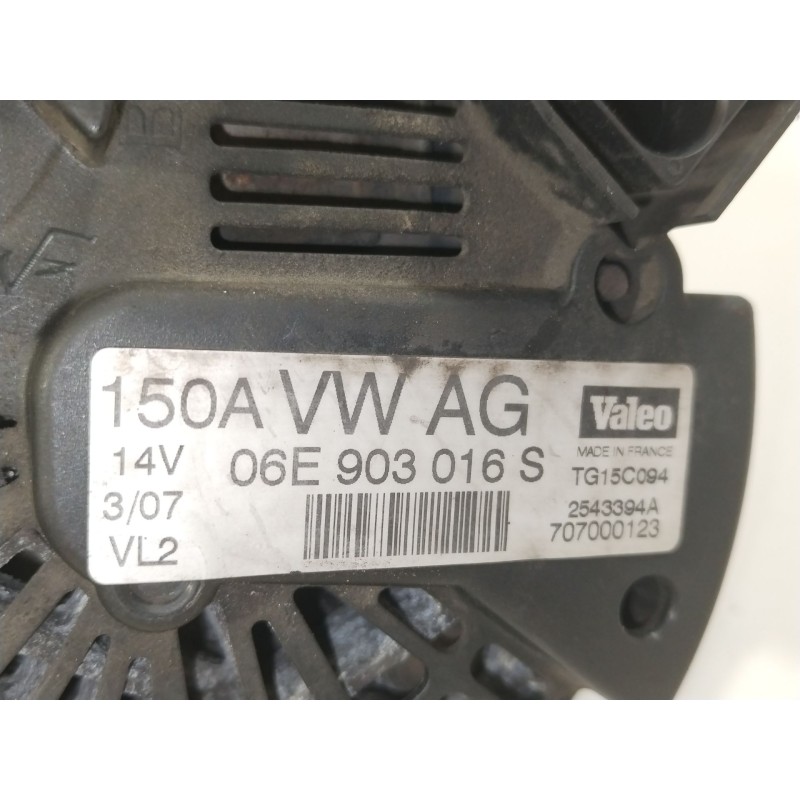 Recambio de alternador para audi a4 b8 (8k2) 3.2 fsi quattro referencia OEM IAM 06E903016S 2543394A TG15C094