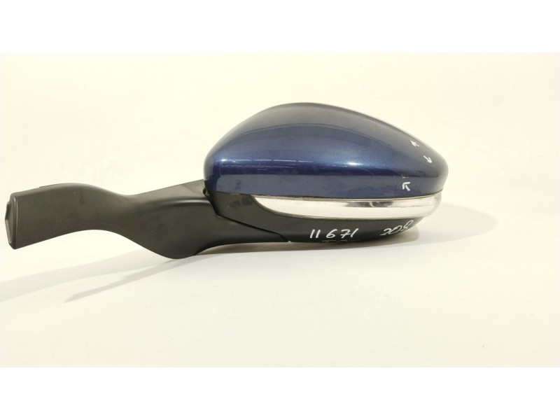 Recambio de retrovisor izquierdo para peugeot 208 style referencia OEM IAM 1607511180  