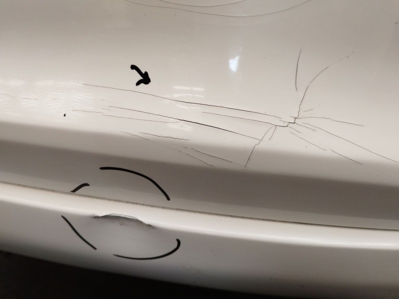 Recambio de paragolpes trasero para volkswagen polo v (6r1, 6c1) 1.6 tdi referencia OEM IAM   