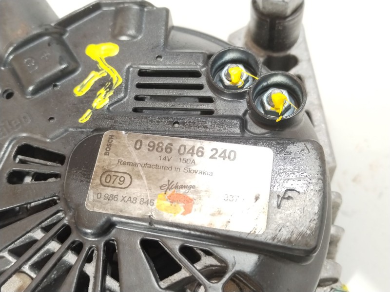 Recambio de alternador para citroën c4 picasso i monospace (ud_) 1.6 hdi referencia OEM IAM 0986046240  