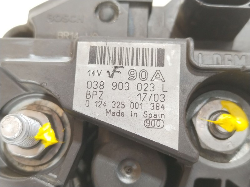 Recambio de alternador para seat ibiza iii (6l1) 1.9 sdi referencia OEM IAM 038903023L  0124325001384