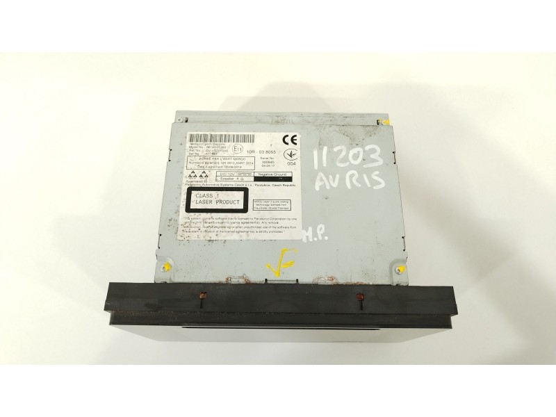 Recambio de sistema audio / radio cd para toyota auris hybrid active referencia OEM IAM 8614002360  