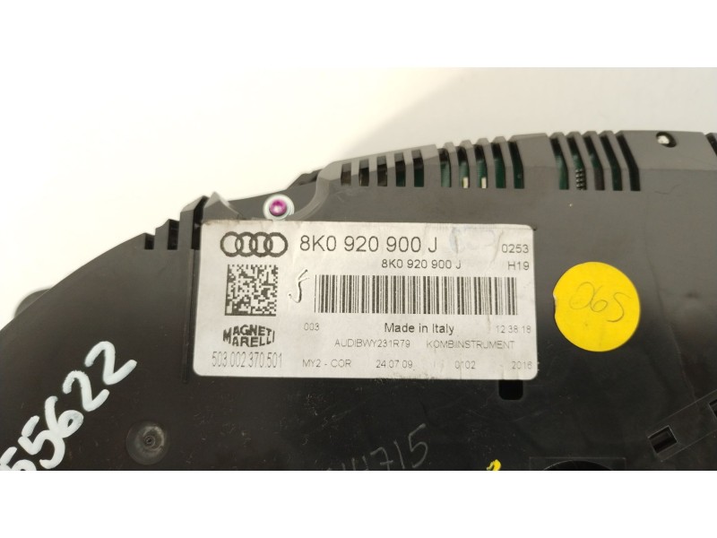 Recambio de cuadro instrumentos para audi a4 b8 (8k2) 2.0 tdi referencia OEM IAM 8K0920900J  