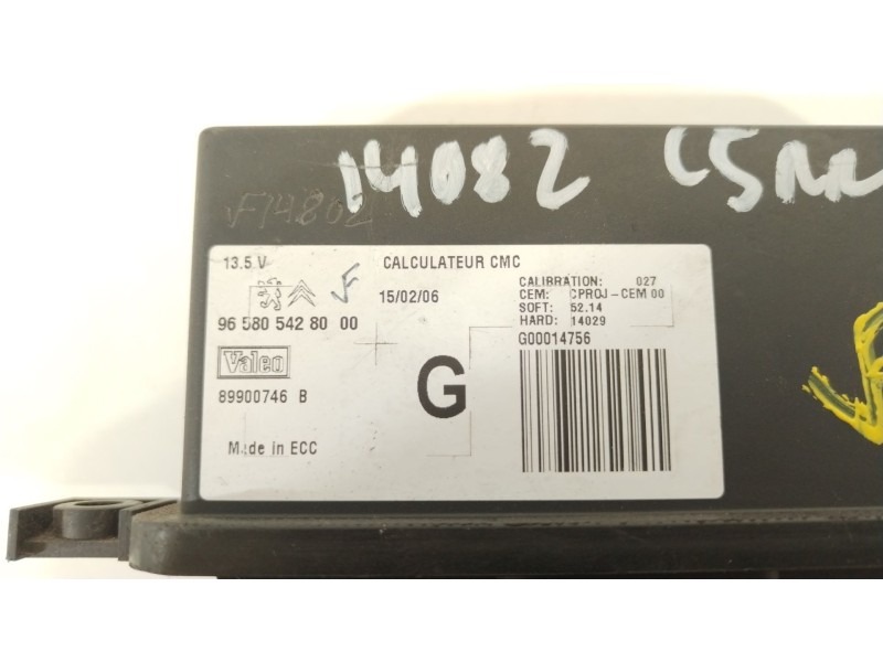 Recambio de modulo electronico para citroën c5 ii (rc_) 2.0 hdi (rcrhrh) referencia OEM IAM 9658054280  89900746B