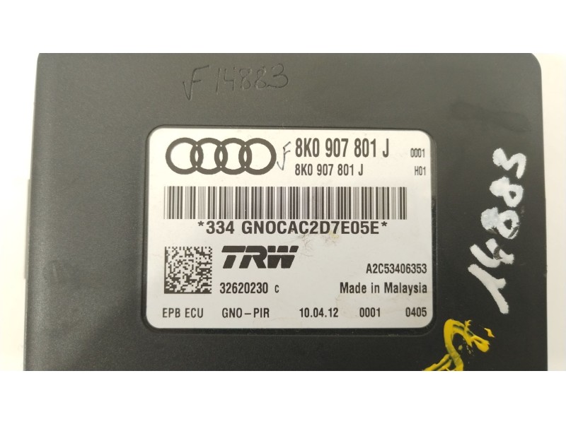 Recambio de modulo electronico para audi a4 b8 (8k2) 2.0 tdi referencia OEM IAM 8K0907801J A2C53406353 32620230C