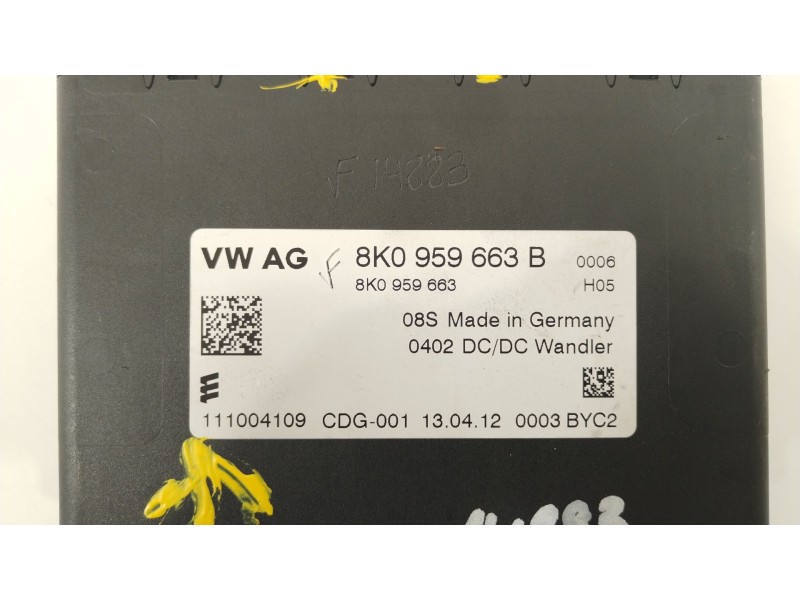 Recambio de modulo electronico para audi a4 b8 (8k2) 2.0 tdi referencia OEM IAM 8K0959663B 8K0959663 111004109
