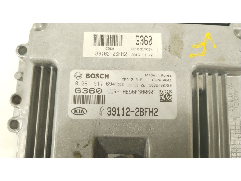 Recambio de centralita motor uce para kia carens iv 1.6 gdi referencia OEM IAM 391122BFH2  0261S17694
