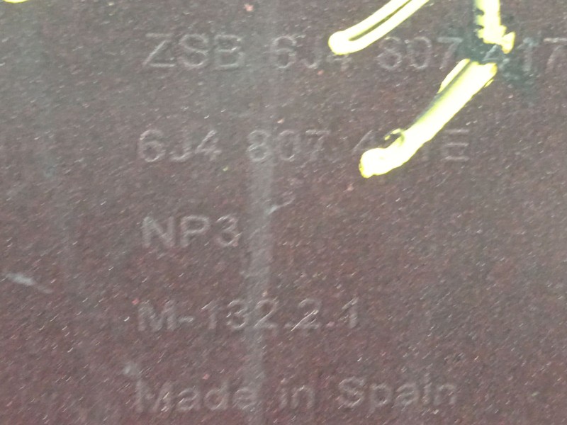 Recambio de paragolpes trasero para seat ibiza (6p1) reference plus referencia OEM IAM 6j4807417  