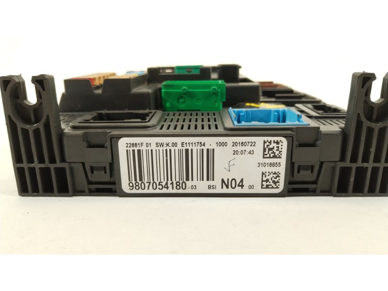 Recambio de caja reles / fusibles para peugeot 308 business line referencia OEM IAM 9807054180  BSIN0400