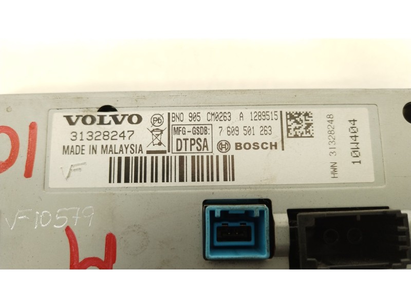 Recambio de pantalla multifuncion para volvo v60 kombi 2.4 diesel cat referencia OEM IAM 31328247  