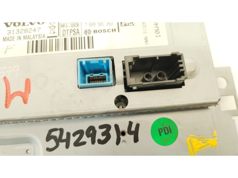Recambio de pantalla multifuncion para volvo v60 kombi 2.4 diesel cat referencia OEM IAM 31328247  