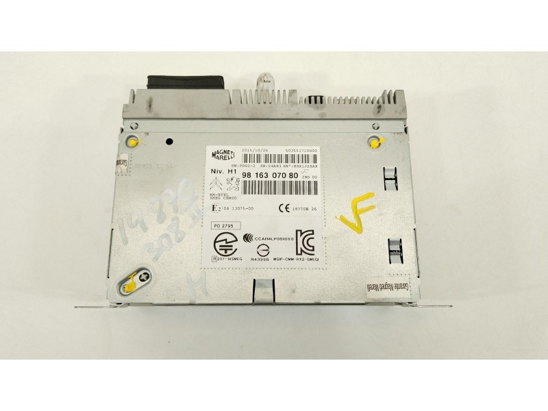 Recambio de sistema navegacion gps para peugeot 308 ii (lb_, lp_, lw_, lh_, l3_) 1.2 thp 110 referencia OEM IAM 9816307080  5035