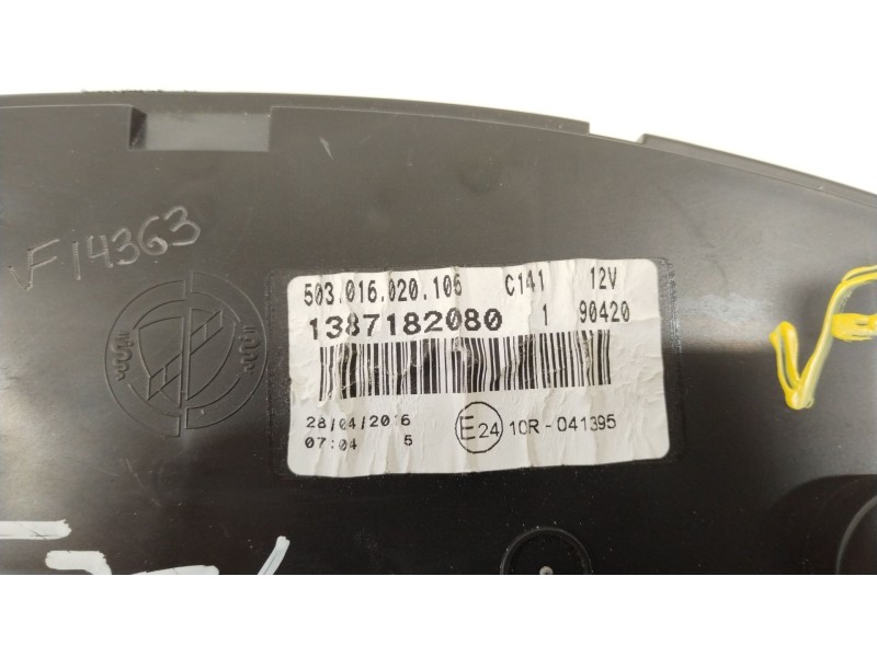 Recambio de cuadro instrumentos para fiat ducato furgoneta (250_) 130 multijet 2,3 d 4x4 referencia OEM IAM 1387182080  