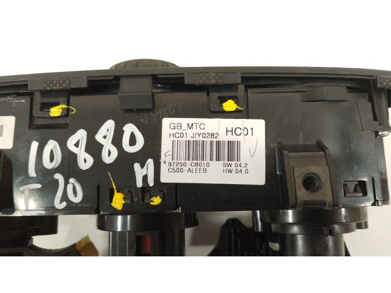 Recambio de mando calefaccion / aire acondicionado para hyundai i20 go! brasil referencia OEM IAM 97250C8010  