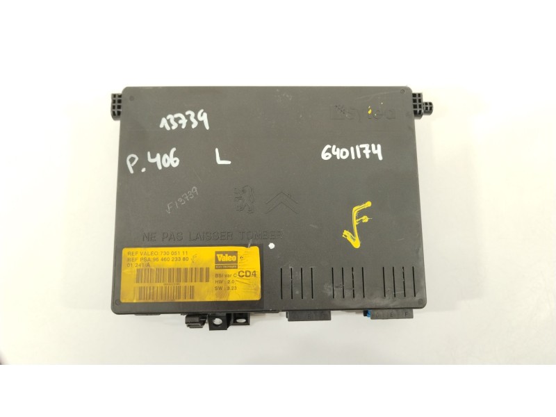 Recambio de caja reles / fusibles para peugeot 406 coupé (8c) 2.2 hdi referencia OEM IAM 9646023380  73005111