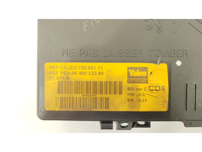 Recambio de caja reles / fusibles para peugeot 406 coupé (8c) 2.2 hdi referencia OEM IAM 9646023380  73005111