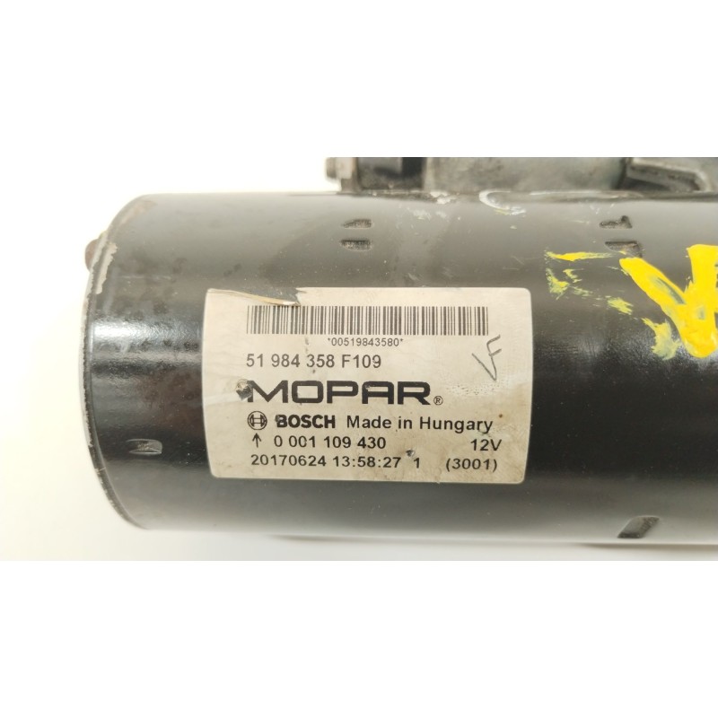 Recambio de motor arranque para fiat ducato furgón 35 (290) 150 (rs: 3450 mm) (l2h1) referencia OEM IAM 51984358  0001109430