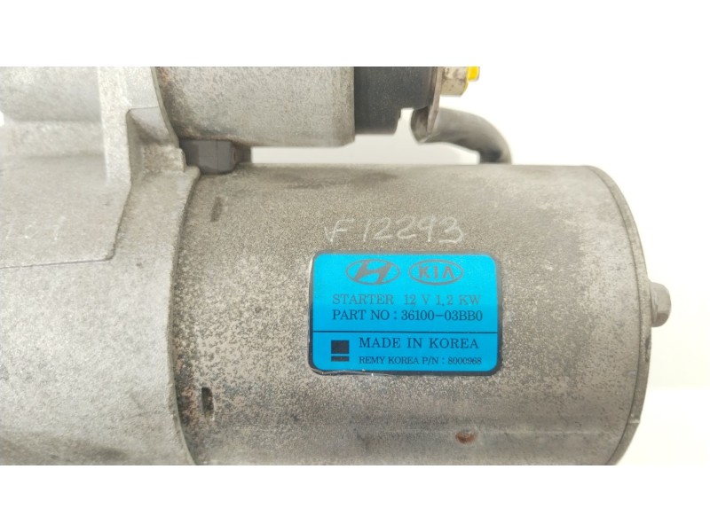 Recambio de motor arranque para kia rio (yb) attract referencia OEM IAM 3610003BB0  