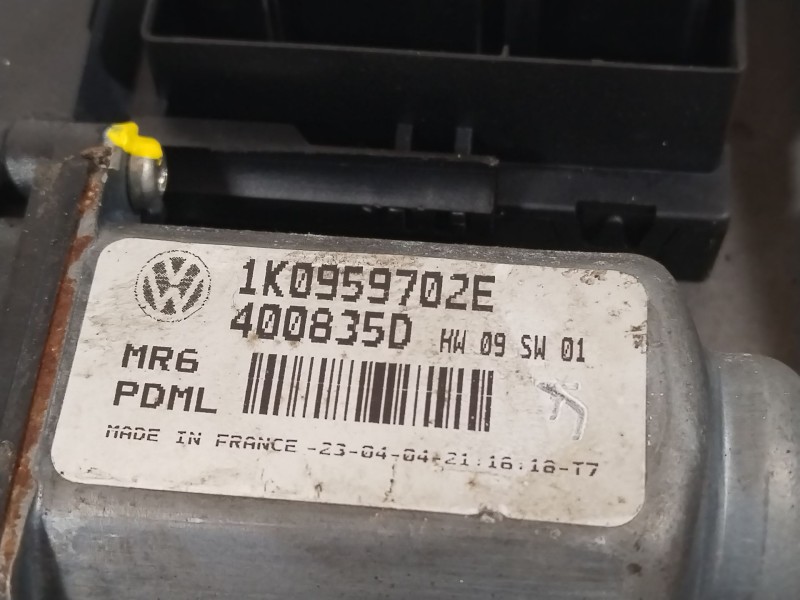 Recambio de elevalunas delantero derecho para volkswagen golf v berlina (1k1) highline referencia OEM IAM 1K3837462A 1K0959792C 