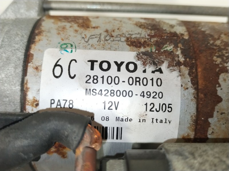 Recambio de motor arranque para toyota corolla (e15) high referencia OEM IAM 281000R010  MS4280004920