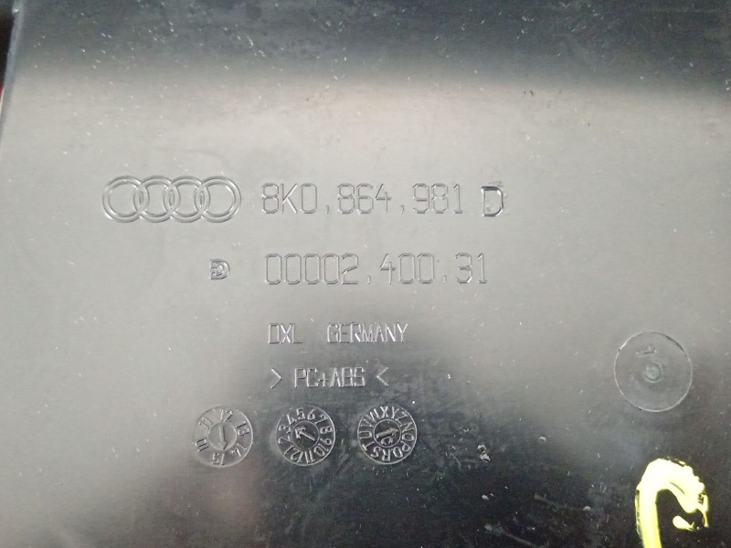 Recambio de consola central para audi a5 sportback (8ta) 2.0 tdi referencia OEM IAM 8K0863244  