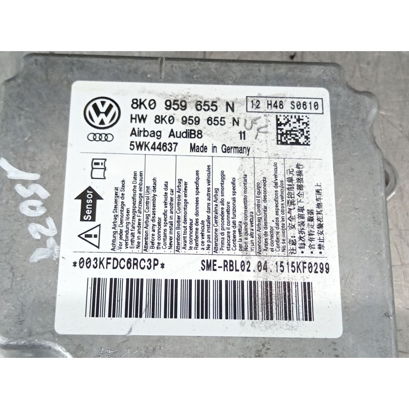 Recambio de kit airbag para audi a5 sportback (8ta) 2.0 tdi referencia OEM IAM 8T1857069 8K0880201AE 8K0959655