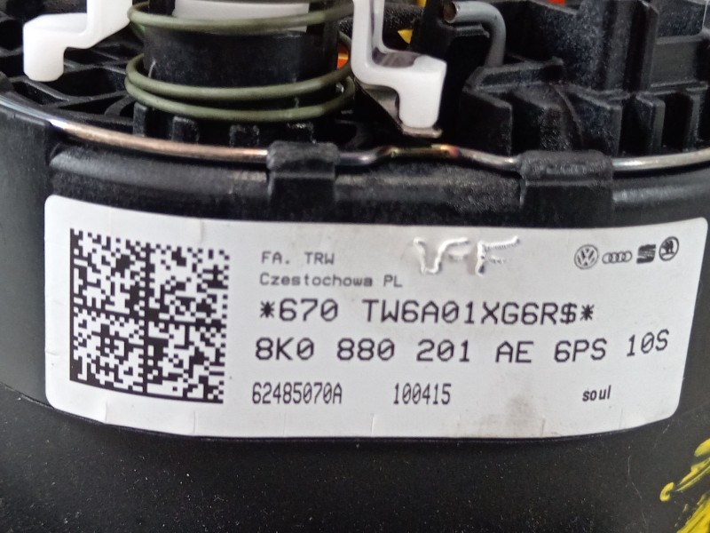 Recambio de kit airbag para audi a5 sportback (8ta) 2.0 tdi referencia OEM IAM 8T1857069 8K0880201AE 8K0959655