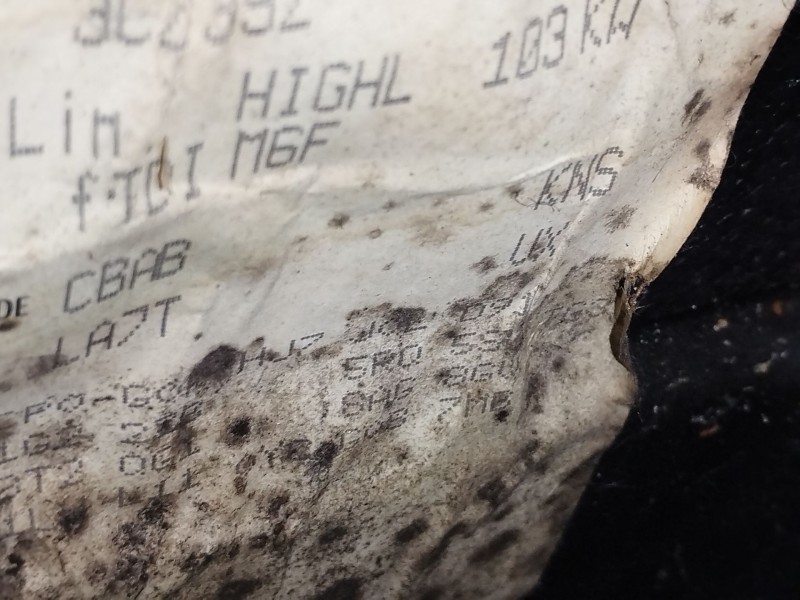 Recambio de caja cambios para volkswagen passat b6 (3c2) 2.0 tdi referencia OEM IAM KNS  