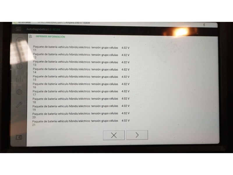 Recambio de bateria para opel ampera (r12) ev 150 referencia OEM IAM   