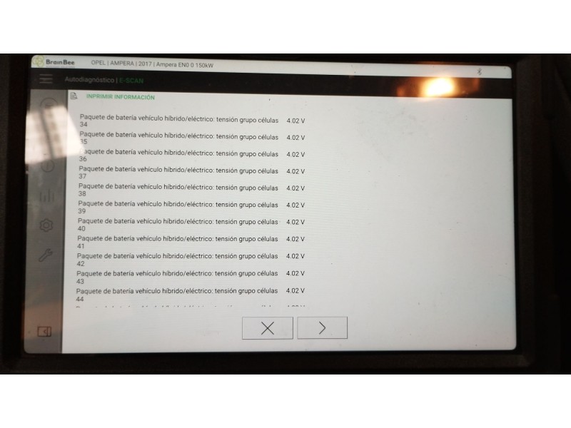 Recambio de bateria para opel ampera (r12) ev 150 referencia OEM IAM   