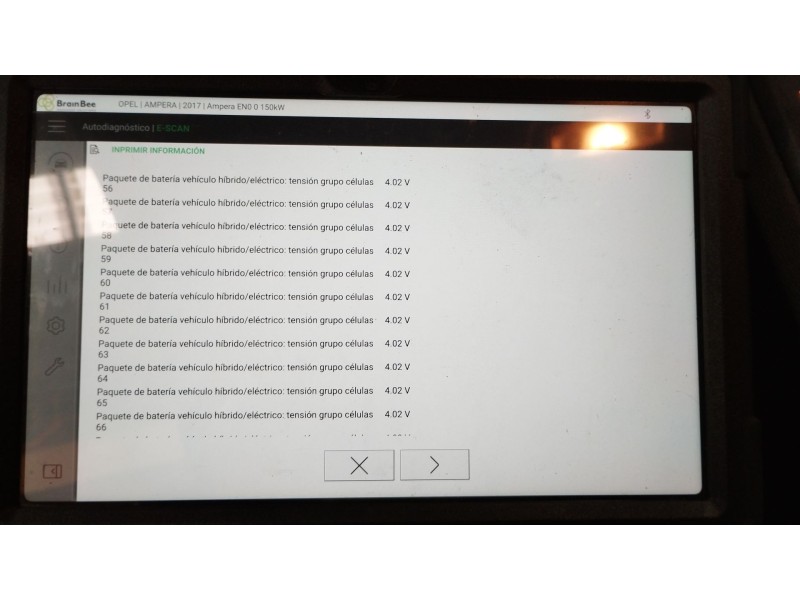 Recambio de bateria para opel ampera (r12) ev 150 referencia OEM IAM   