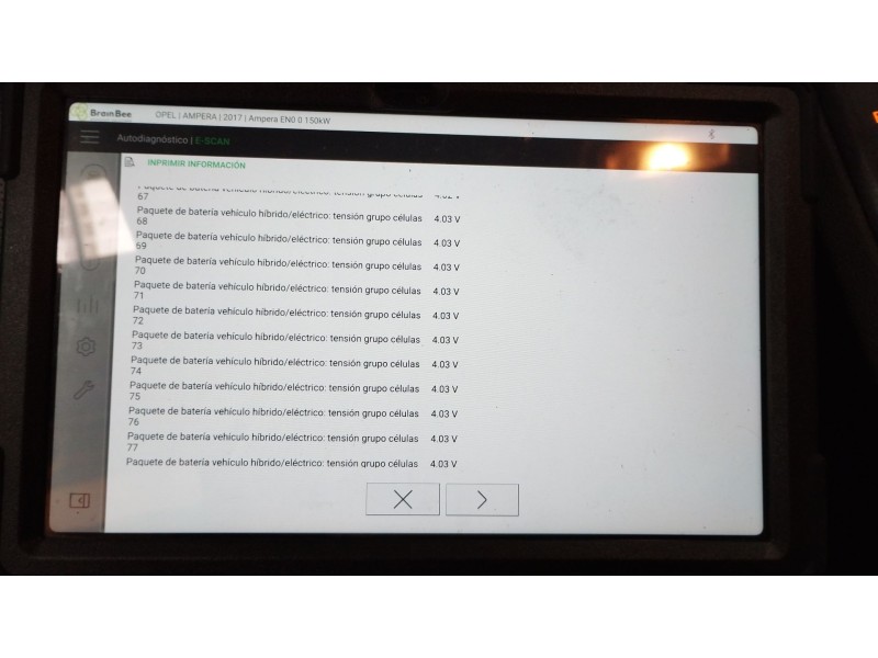 Recambio de bateria para opel ampera (r12) ev 150 referencia OEM IAM   