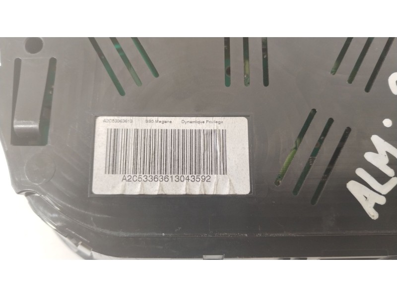 Recambio de cuadro instrumentos para renault megane iii coupe dynamique referencia OEM IAM 248106944R A2C53363613 A2C53363613043