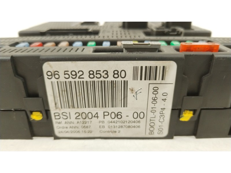 Recambio de caja reles / fusibles para peugeot 207/207+ (wa_, wc_) 1.4 hdi referencia OEM IAM 9659285380  