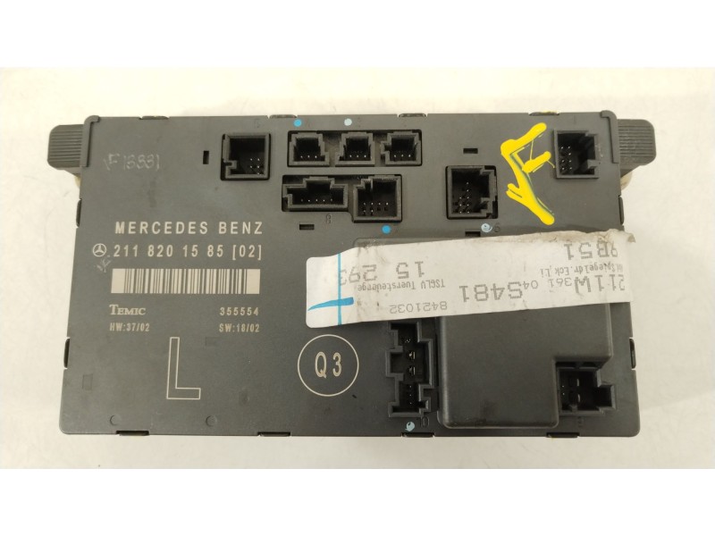 Recambio de modulo electronico para mercedes-benz clase e (w211) e 320 cdi (211.026) referencia OEM IAM 2118201585  355554