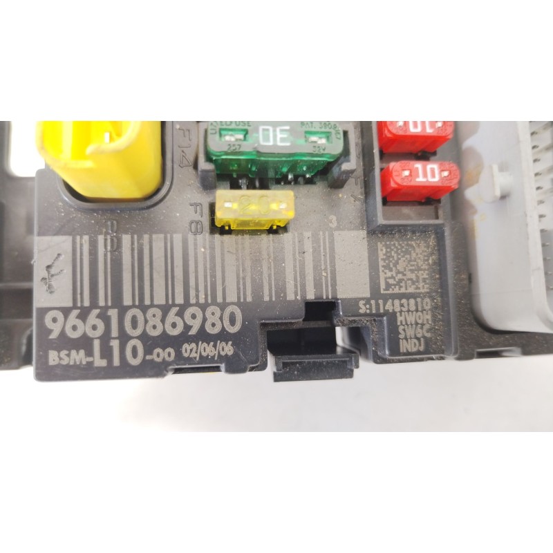 Recambio de caja reles / fusibles para peugeot 207/207+ (wa_, wc_) 1.4 hdi referencia OEM IAM 9661086980  BSML1000