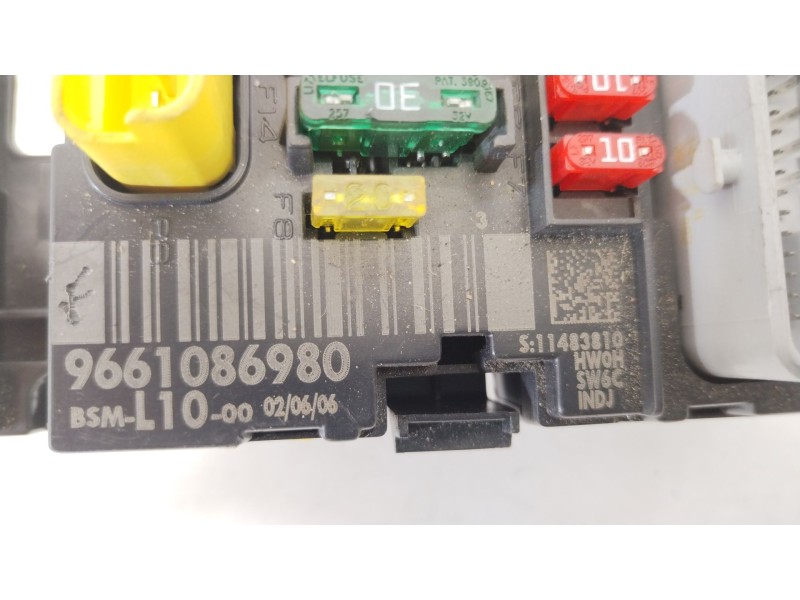 Recambio de caja reles / fusibles para peugeot 207/207+ (wa_, wc_) 1.4 hdi referencia OEM IAM 9661086980  BSML1000