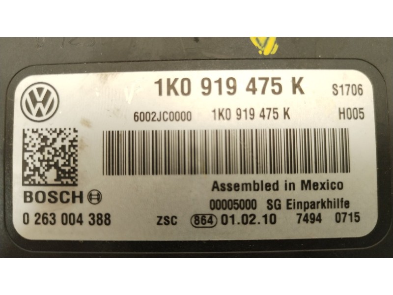 Recambio de modulo electronico para volkswagen eos (1f8) basis referencia OEM IAM 1K0919475K  0263004388