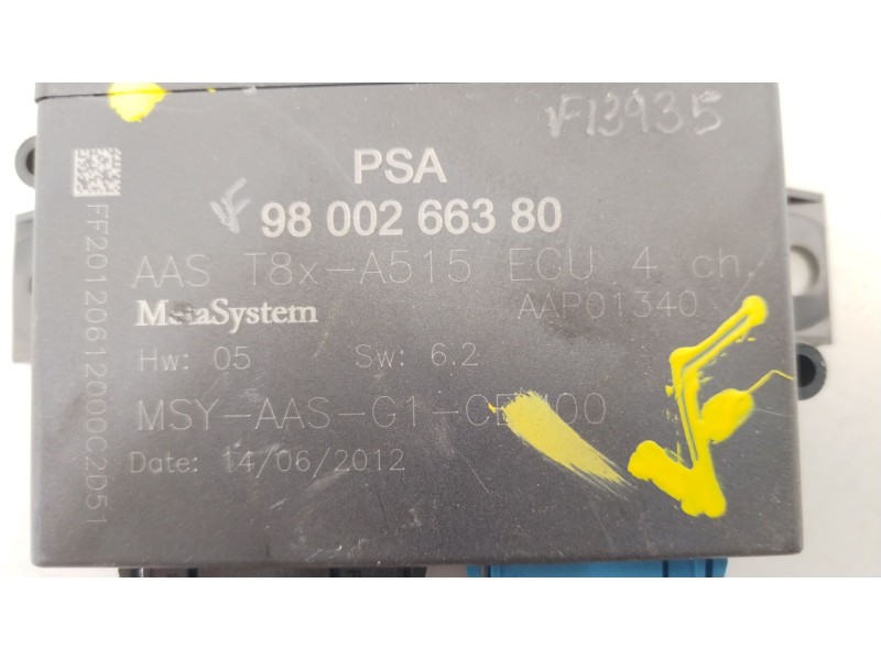 Recambio de modulo electronico para peugeot 3008 monospace (0u_) 2.0 hdi hybrid4 referencia OEM IAM 9800266380  