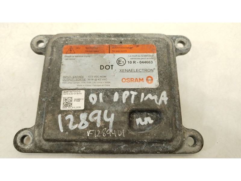 Recambio de centralita faros xenon para kia optima concept referencia OEM IAM AA6789700DG  10R044663