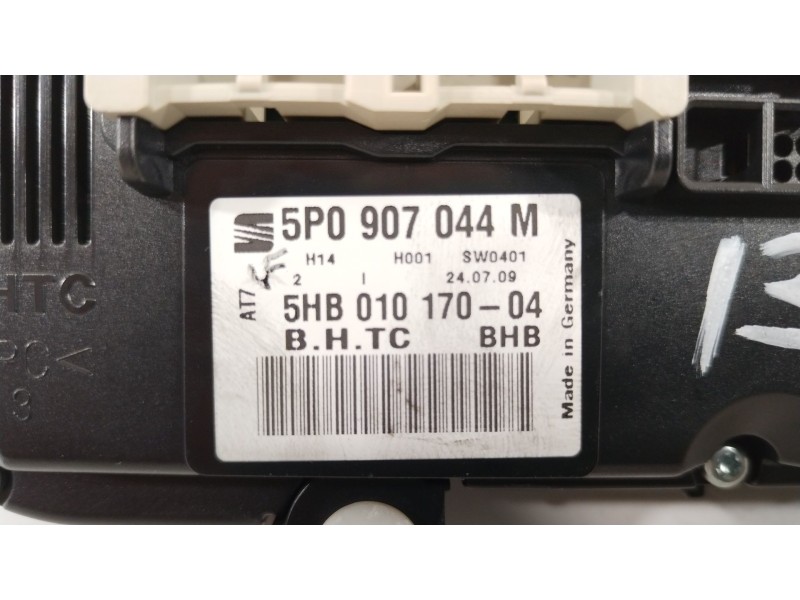 Recambio de mando climatizador para seat leon (1p1) 1.9 tdi referencia OEM IAM 5P0907044M  5HB010170
