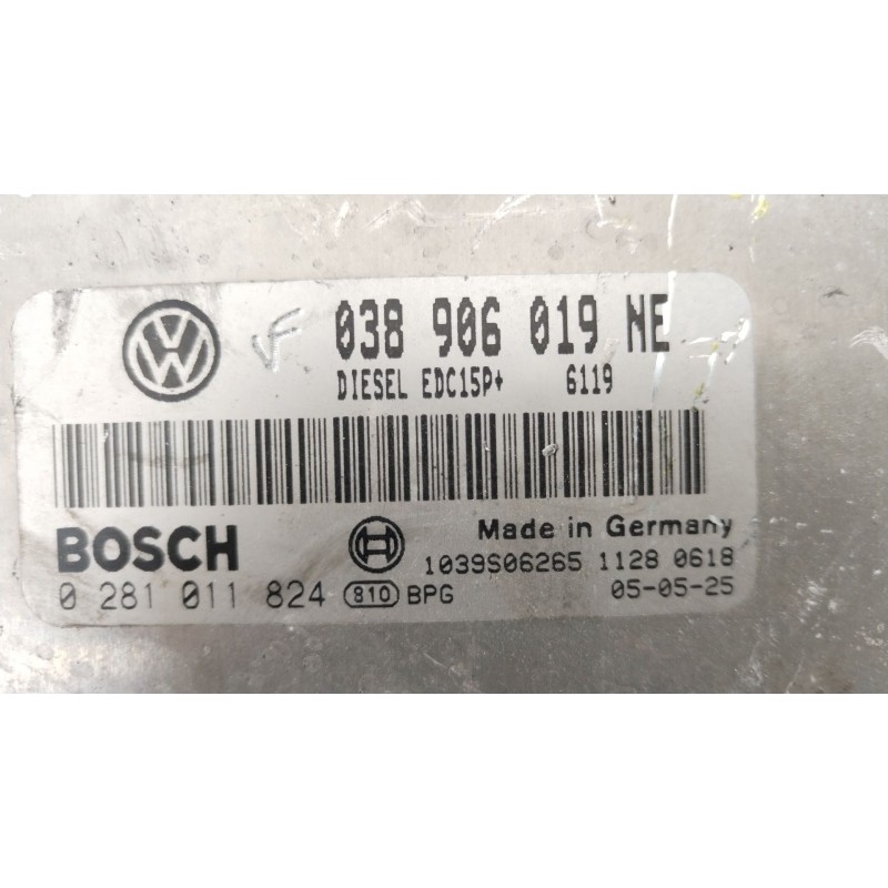Recambio de centralita motor uce para seat ibiza iii (6l1) 1.9 tdi referencia OEM IAM 038906019NE  0281011824