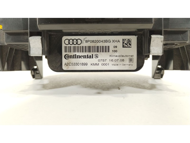 Recambio de mando climatizador para audi a3 (8p1) 2.0 tdi 16v referencia OEM IAM 8P0820043BG  A2C53301899
