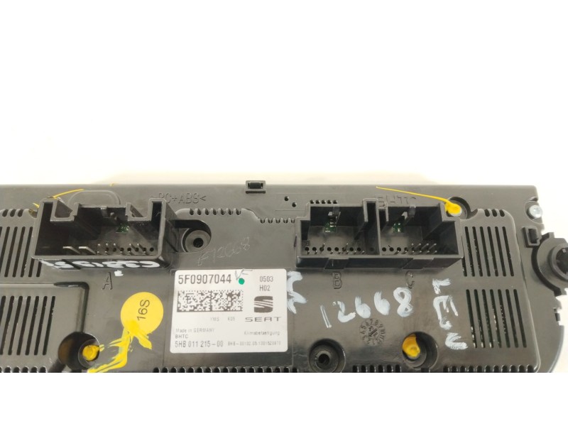 Recambio de mando climatizador para seat leon (5f1) 2.0 tdi referencia OEM IAM 5F0907044  5HB01121500