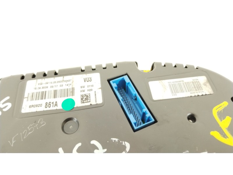 Recambio de cuadro instrumentos para volkswagen polo (6r1) advance referencia OEM IAM 6R0920861A  A2C53332250