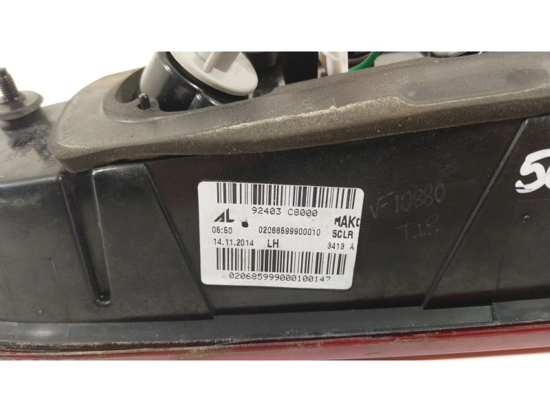 Recambio de piloto trasero izquierdo en porton para hyundai i20 go! brasil referencia OEM IAM 92403C8000  020685999000100147